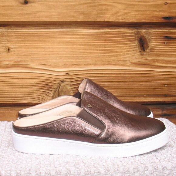 7 W 7 Wide Vionic Women’s Dakota Leather Mules Slip On Sneaker - Picture 2 of 10